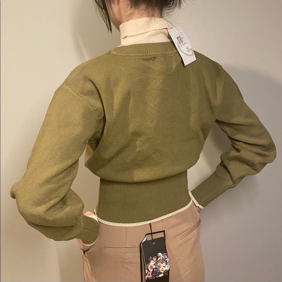 Vintage Style Green Turtleneck One Piece - Picture 4 of 4